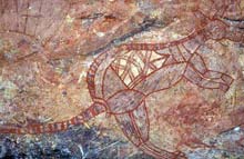 Ubirr, peinture aborigne, Territoire du Nord, Australie