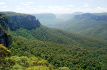 Les Blue Mountains, Nouvelle Galles du Sud, Australie