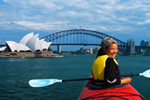 Kayaking, Sydney Harbour, Australie