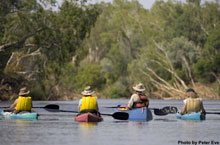 Canoe-kayak, Katherine Gorge, Territoire du Nord