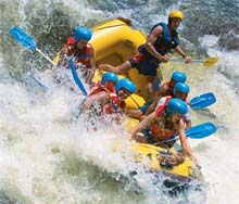 Rafting, Tully River, Queensland, Australie