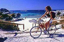 Vélo sur Rottnest Island, Australie de l'Ouest