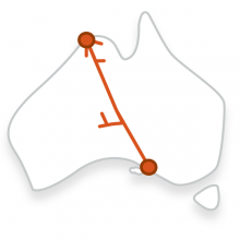 Map: DAE12, 12 Day Darwin to Adelaide Explorer